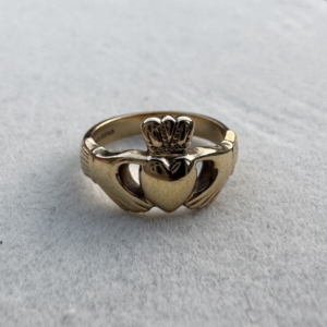 9ct Claddagh Ring - Lauren Owens Jewellery