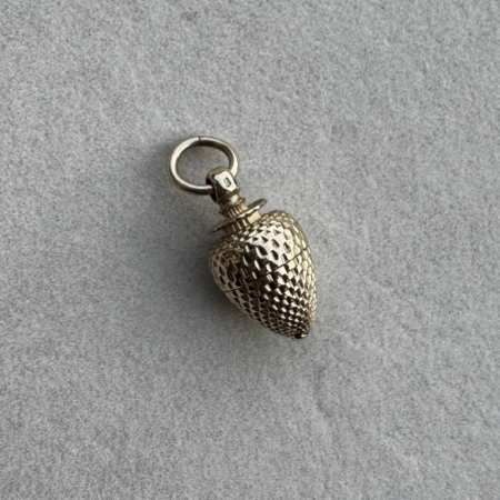 9ct Gold Acorn Locket Pendant- Lauren Owens Jewellery