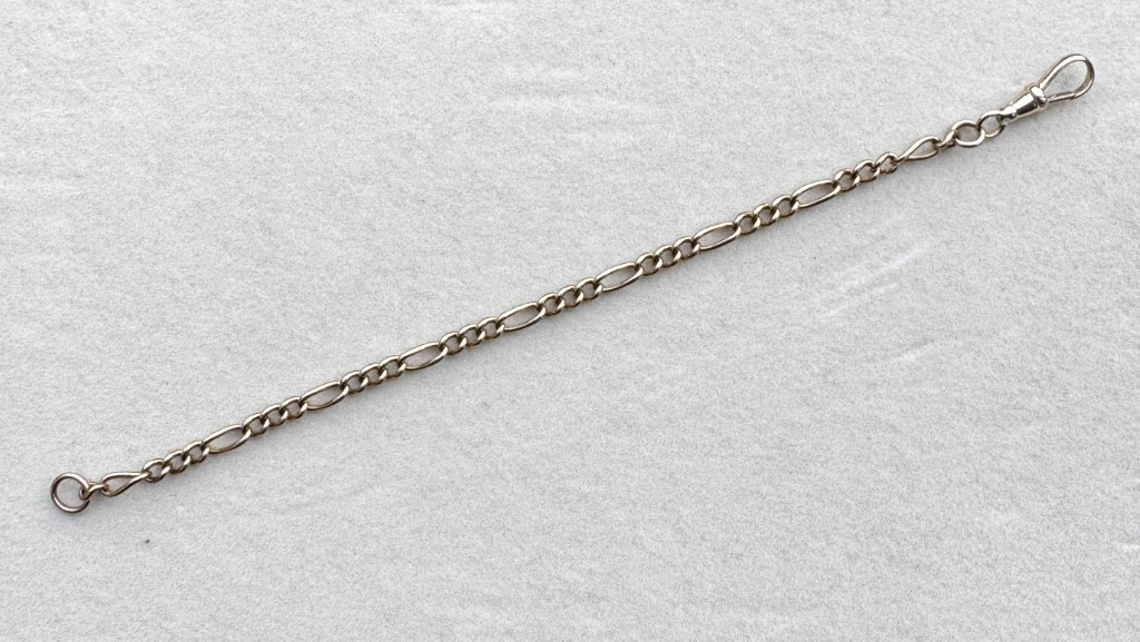 9ct Gold Classic Figaro Bracelet with Swivel Catch- Lauren Owens Jewellery
