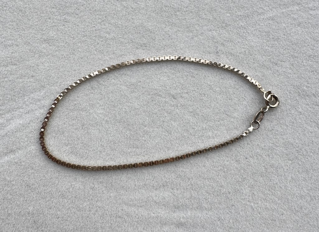 9ct Gold Flat Link Bracelet - Image 4