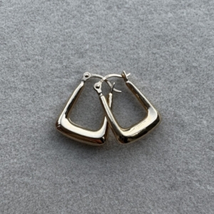 9ct Trapezoid Earrings- Lauren Owens Jewellery