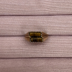 9ct gold Tigers Eye Ring Lauren Owens Jewellery