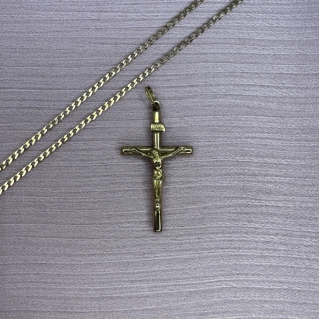 9ct Gold Cross Pendant Lauren Owens Jewellery