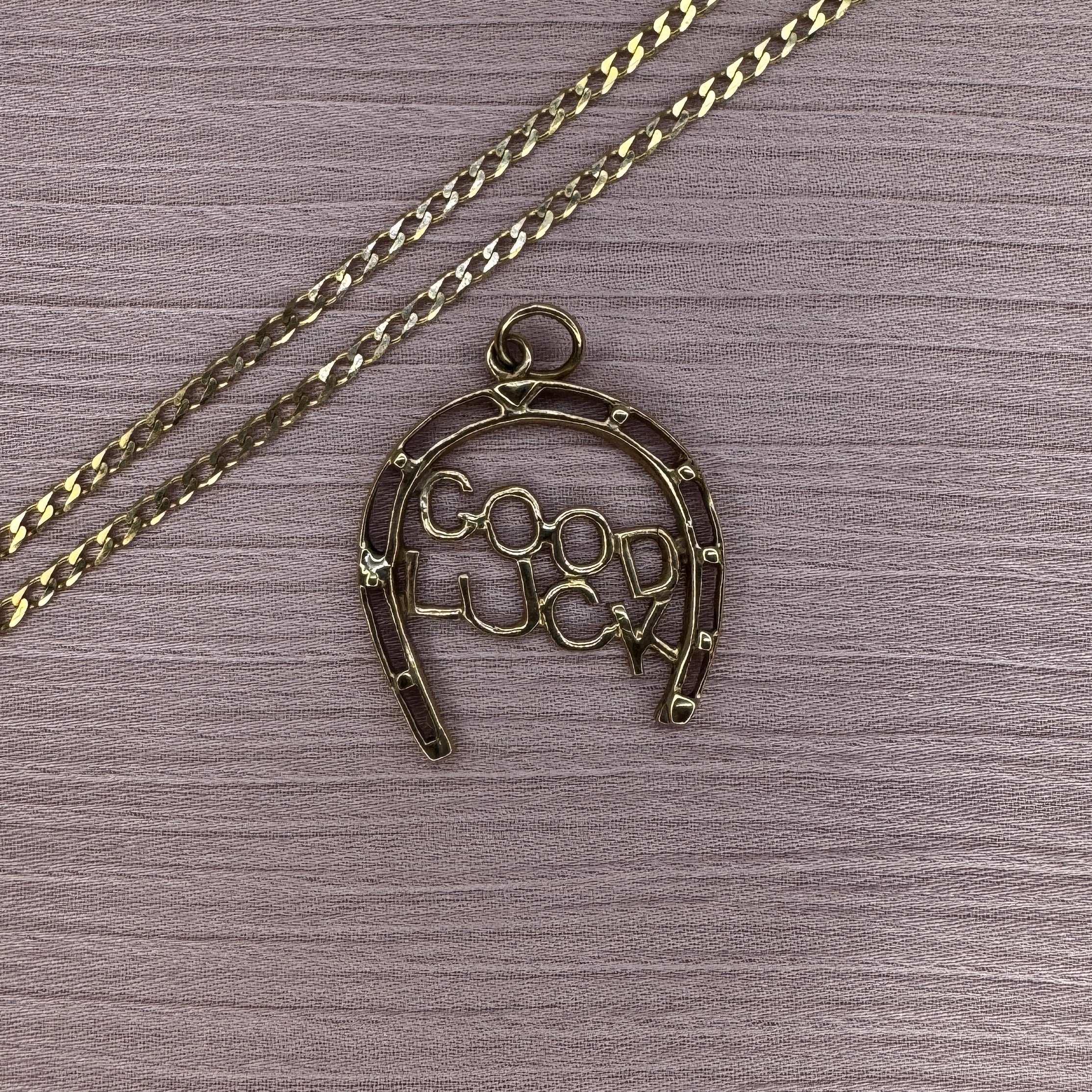 9ct Gold Good Luck Horse Shoe
