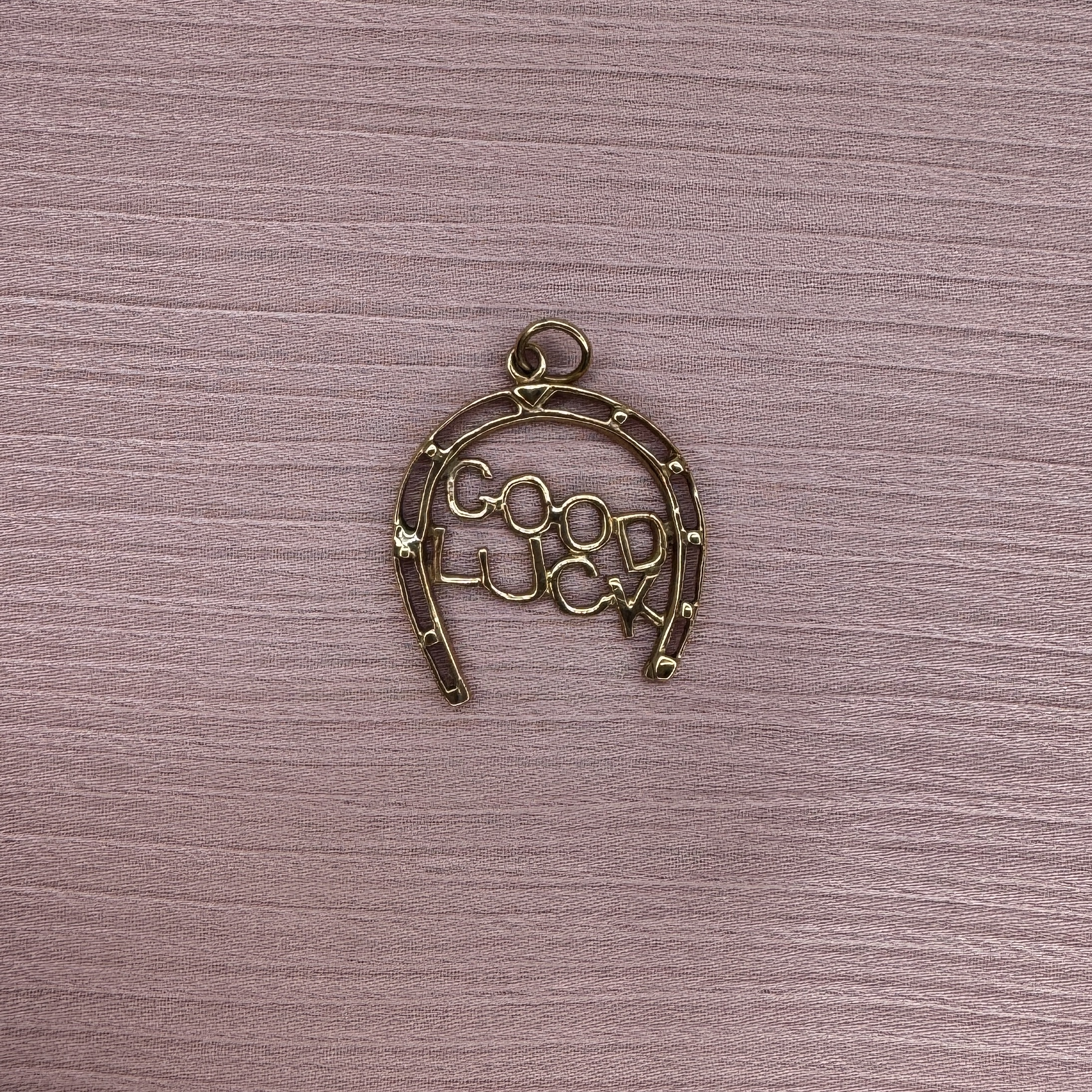 9ct Gold Good Luck Horse Shoe - Image 2