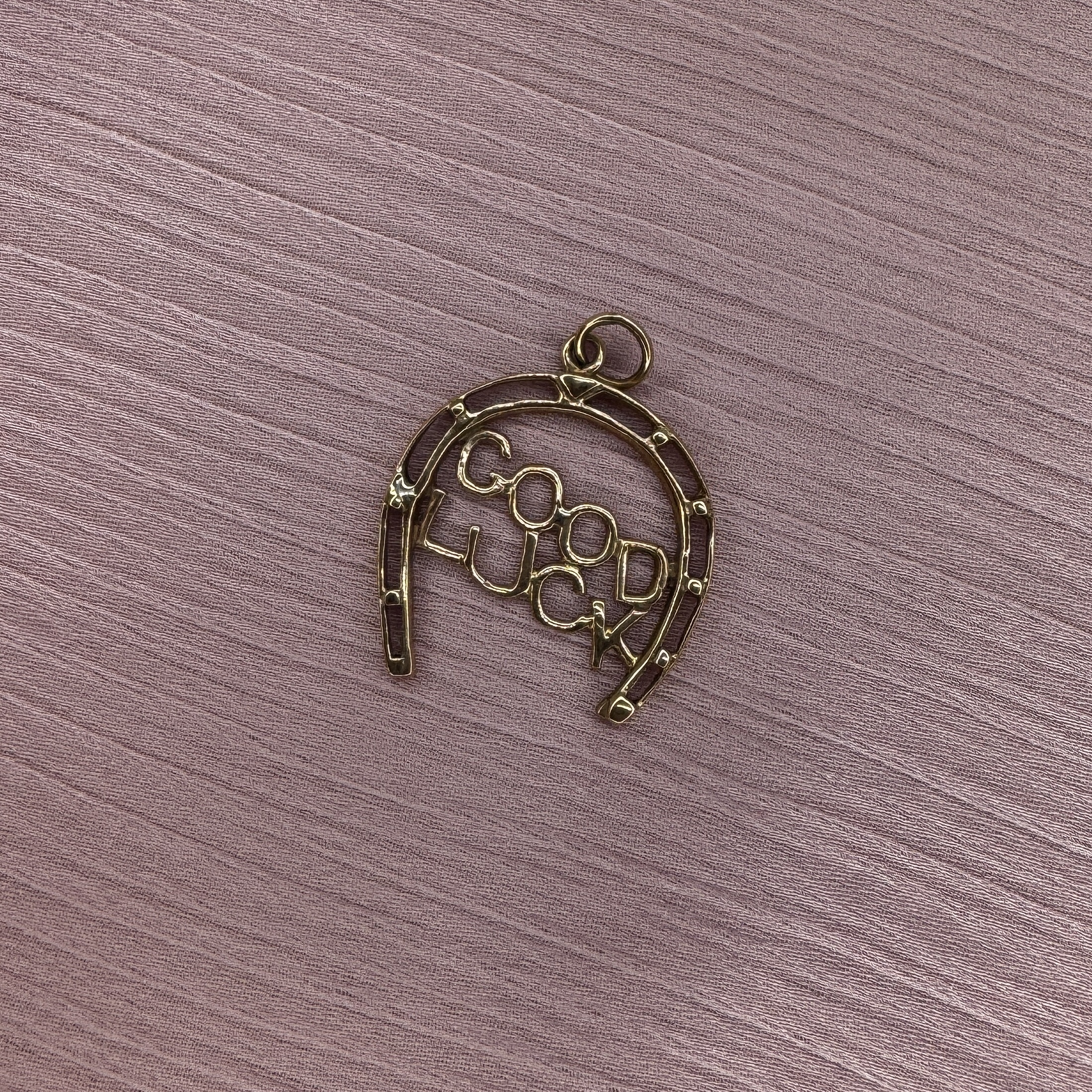 9ct Gold Good Luck Horse Shoe - Image 4