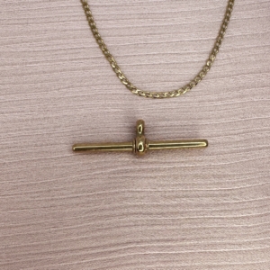 9ct gold T-bar Lauren Owens Jewellery