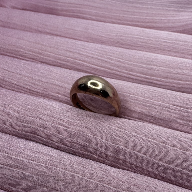 9ct Gold Domed Pinky Ring