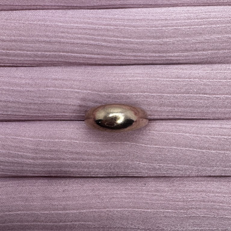 9ct Gold Domed Pinky Ring - Image 2