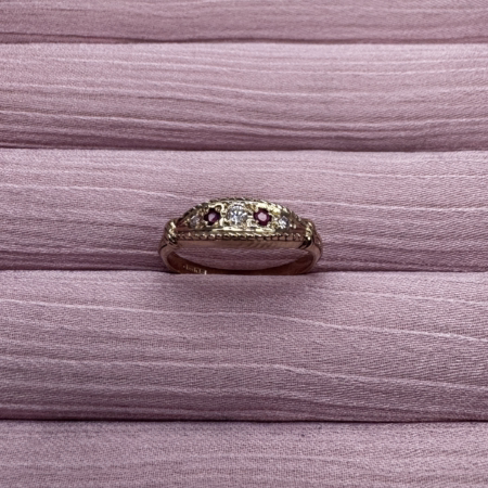 9ct Gold Ruby Ring Lauren Owens Jewellery