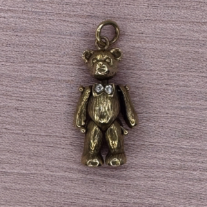 9ct gold teddy bear lauren owens jewellery