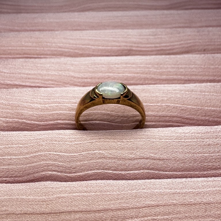 9ct gold opal ring - Image 3