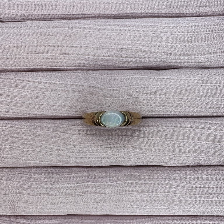 9ct gold opal ring - Image 5