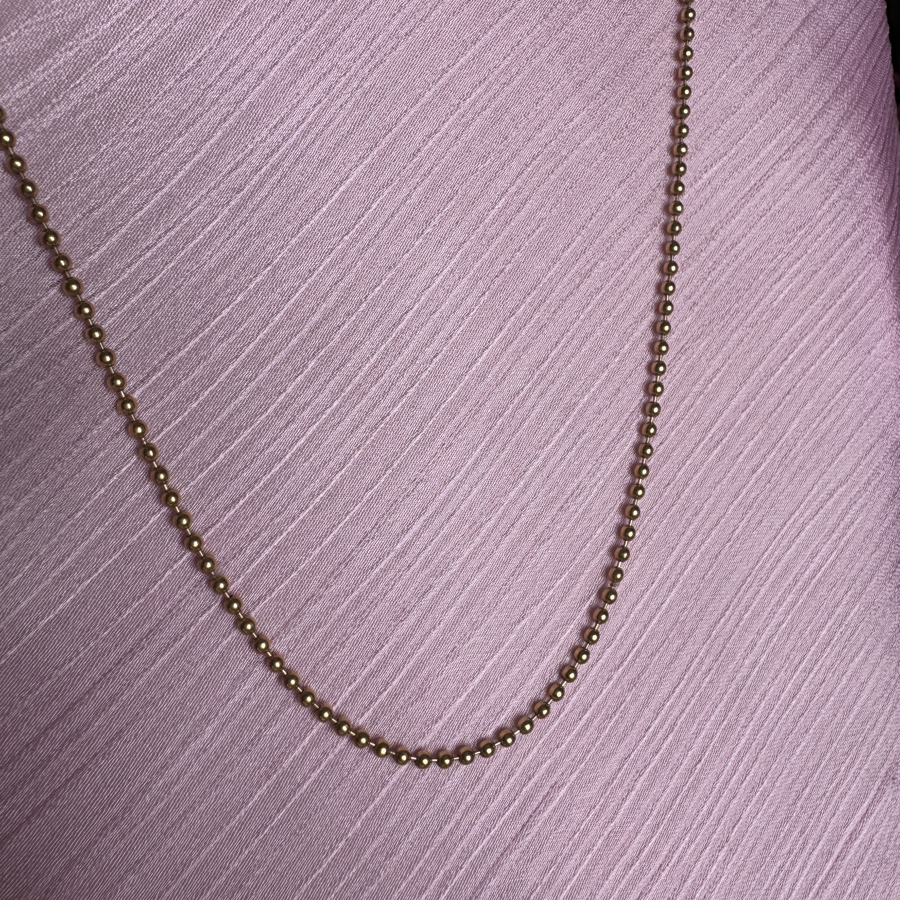9ct gold ball chain